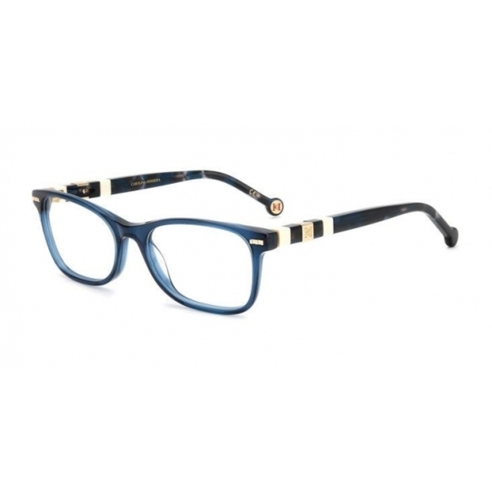 NWT Carolina Herrera CH0110-XP8-54 0Xp8 Blue 54mm Eyeglasses
